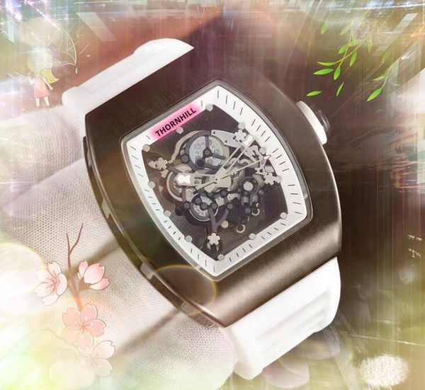 luxury popular mens three stiches watches 43mm quartz battery super time clock hollow transparent skeleton dial rubber band sports wristwatc, Slivery;brown
luxury popular mens three stiches watches 43mm quartz battery super time clock hollow transparent skeleton dial rubber band sports wristwatc, Slivery;brown