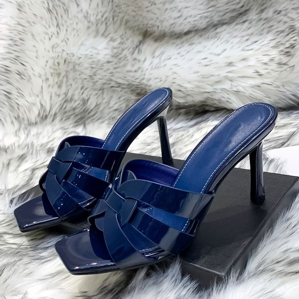 womens sandals 2023 summer new slim heel open toe blue leather strap high heel slippers fashion luxury designer slippers sizes 35-43 +box, Black
womens sandals 2023 summer new slim heel open toe blue leather strap high heel slippers fashion luxury designer slippers sizes 35-43 +box, Black