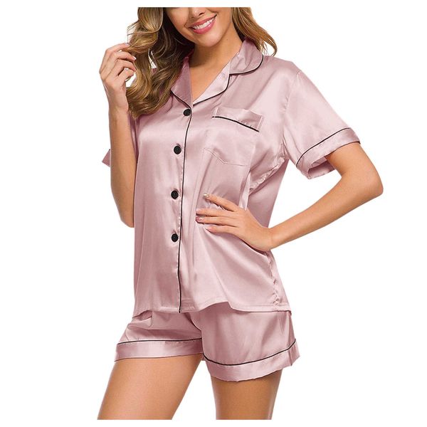 pyjamas satin silk pajamas for women summer pyjamas home clothes women nightwear pajama set long nightgown 5xl large size sleepwear j230601, Red;black
pyjamas satin silk pajamas for women summer pyjamas home clothes women nightwear pajama set long nightgown 5xl large size sleepwear j230601, Red;black
