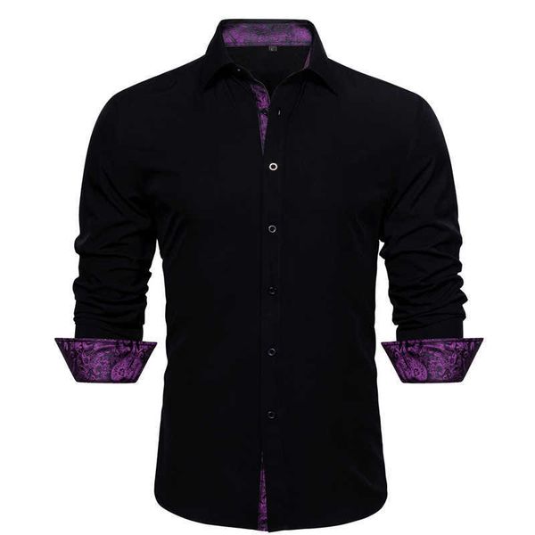 men's casual custom shirts classic button down dress shirt formal inner contrast long sleeve printed regular fit shirt nmz, White;black
men's casual custom shirts classic button down dress shirt formal inner contrast long sleeve printed regular fit shirt nmz, White;black
