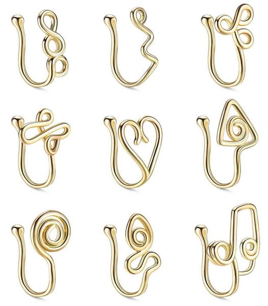 fake nose rings septum jewelry goldsilver nose cuff non piercing clip on faux ring for women men1909952, Silver
fake nose rings septum jewelry goldsilver nose cuff non piercing clip on faux ring for women men1909952, Silver