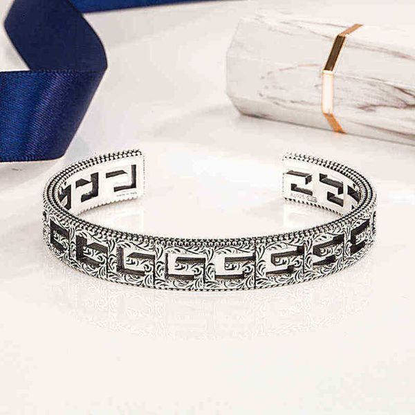 new 2023 designer jewelry bracelet necklace ring accessories open bracelet hollow out wide men's women's bracelets, Black
new 2023 designer jewelry bracelet necklace ring accessories open bracelet hollow out wide men's women's bracelets, Black