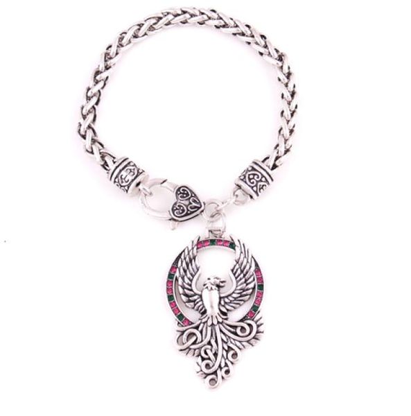 phoenix rising charm pendant silver majestic solar fire bird amulet wheat link chain bracelet jewelry drop 7751972, Golden;silver
phoenix rising charm pendant silver majestic solar fire bird amulet wheat link chain bracelet jewelry drop 7751972, Golden;silver