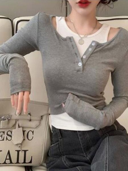 t-shirt woman tshirts autumn winter coat women's longsleeved tshirt mujer camisetas, White
t-shirt woman tshirts autumn winter coat women's longsleeved tshirt mujer camisetas, White