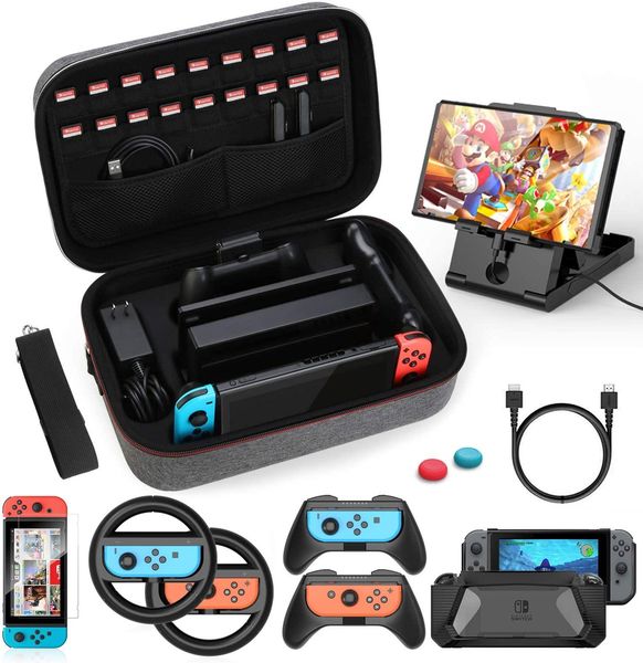 organizer heyscase accessories kit for nintendo switch 12 in 1 switch carry case playstand joycon steering wheel gifts for men
organizer heyscase accessories kit for nintendo switch 12 in 1 switch carry case playstand joycon steering wheel gifts for men