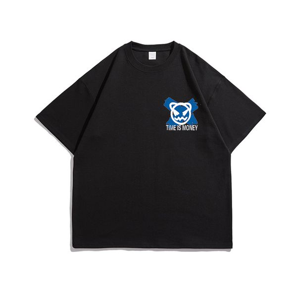 men's t-shirts chaopai loose cotton little bear cartoon printed short sleeve t-shirt, White;black
men's t-shirts chaopai loose cotton little bear cartoon printed short sleeve t-shirt, White;black