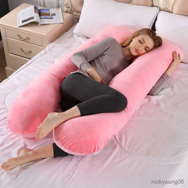 maternity pillows shape pregnancy body cotton rabbit shape side sleepers