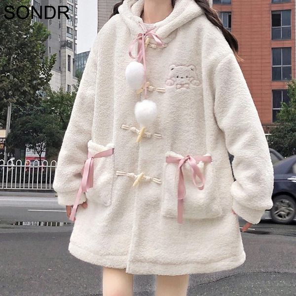 fur lolibook woolen coat women winter cardigan hooded cute kawaii pink lolita coats female lamb cotton padded embroidered jacket, Black
fur lolibook woolen coat women winter cardigan hooded cute kawaii pink lolita coats female lamb cotton padded embroidered jacket, Black