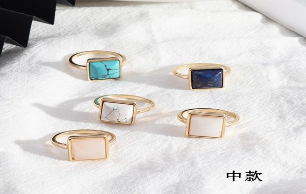 fashion gold color square natural stone white blue turquoise rings amethyst pink crystal howlite ring for women jewelry6595691, Golden;silver
fashion gold color square natural stone white blue turquoise rings amethyst pink crystal howlite ring for women jewelry6595691, Golden;silver