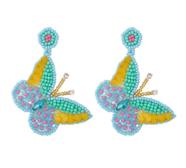 fashion design holiday style earrings handmade diy finished rice pearl sequins animal butterfly earrings, Golden
fashion design holiday style earrings handmade diy finished rice pearl sequins animal butterfly earrings, Golden