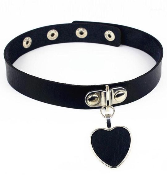 chokers handmade pu leather necklaces punk chocker gothic collar on neck heart pendant goth female necklace jewelry15399414, Golden;silver
chokers handmade pu leather necklaces punk chocker gothic collar on neck heart pendant goth female necklace jewelry15399414, Golden;silver