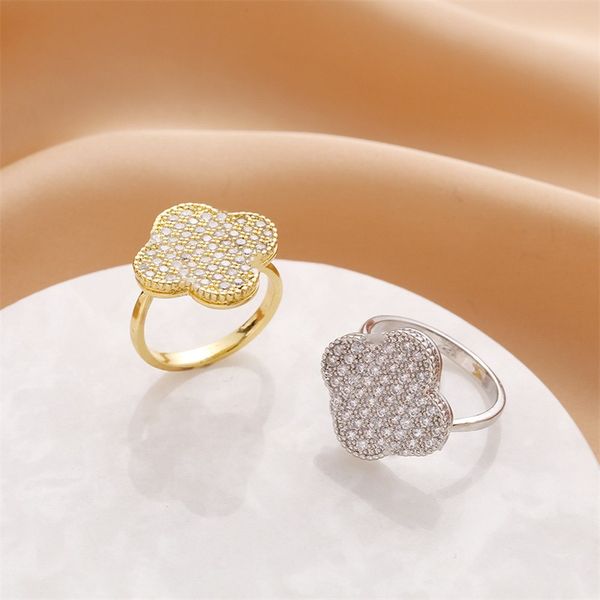 designer clover ring classic diamond ring wedding rings of woman man love ring gold silver chrome heart ring valentines mothers day gift dro, Golden;silver
designer clover ring classic diamond ring wedding rings of woman man love ring gold silver chrome heart ring valentines mothers day gift dro, Golden;silver