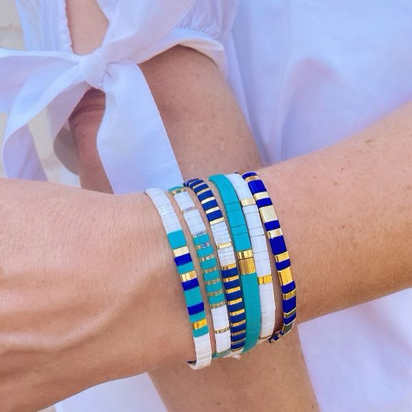 bohemian style new niche design multi-color tila rice beads jewelry factory direct selling spot wholesale bracelet for women, Golden;silver
bohemian style new niche design multi-color tila rice beads jewelry factory direct selling spot wholesale bracelet for women, Golden;silver