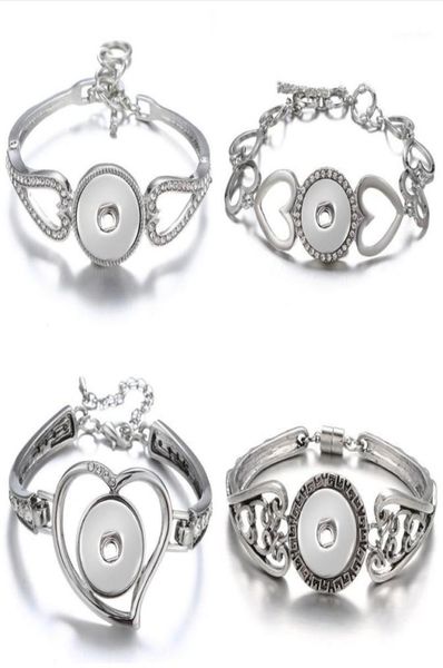 new fashion silver plated hollow rhinestone hearts snap bracelet bangle 22cm fit 18mm snap button jewelry whole18111739, Golden;silver
new fashion silver plated hollow rhinestone hearts snap bracelet bangle 22cm fit 18mm snap button jewelry whole18111739, Golden;silver