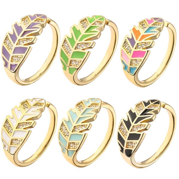 gold color leaves adjustable rings colorful finger ring for women 18k golden plate jewelry new year gifts, Golden;silver
gold color leaves adjustable rings colorful finger ring for women 18k golden plate jewelry new year gifts, Golden;silver