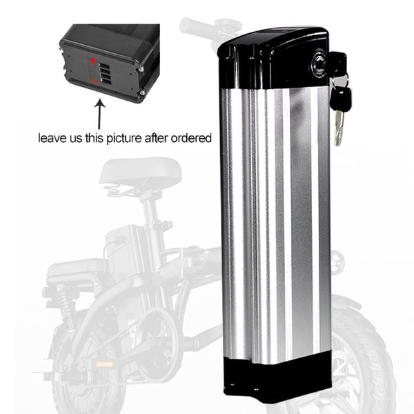 Image of Silver Fish Ebike battery 24V 36V 48V 60V 10Ah 12Ah 15Ah 20Ah 30Ah for G-Hybrid City Bike Folding Bike E-bike Batteries