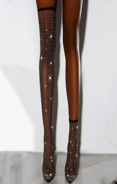 nightclub rhinestone bling summer sunscreen breathable pointed toe super high heels modern overtheknee boots mesh6498420, Black
nightclub rhinestone bling summer sunscreen breathable pointed toe super high heels modern overtheknee boots mesh6498420, Black