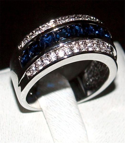 luxury princesscut blue sapphire gemstone rings fashion 10kt white gold filled wedding band jewelry for men women size 8910114807011, Slivery;golden
luxury princesscut blue sapphire gemstone rings fashion 10kt white gold filled wedding band jewelry for men women size 8910114807011, Slivery;golden