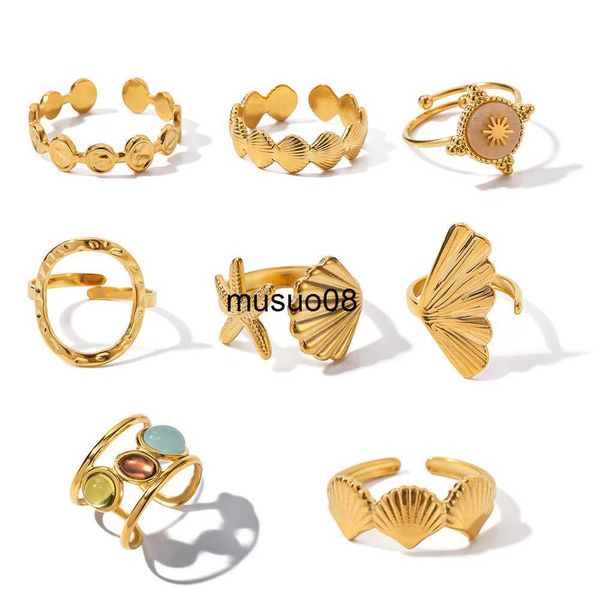 band rings youthway classic stainless steel geometric rings anti allergy minimalist 18k pvd plated european jewelry j230602, Silver
band rings youthway classic stainless steel geometric rings anti allergy minimalist 18k pvd plated european jewelry j230602, Silver