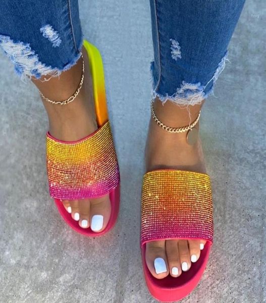 women platform slipper summer shoes beach slides rhinestone rainbow color ladies slides non slip fashion comfort female footwear13731395, Black
women platform slipper summer shoes beach slides rhinestone rainbow color ladies slides non slip fashion comfort female footwear13731395, Black