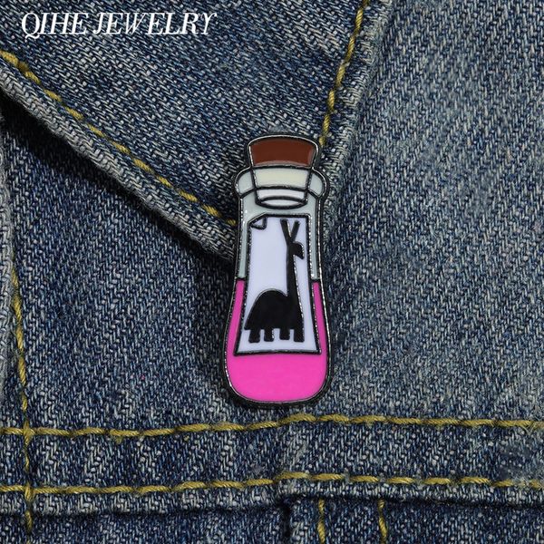 cartoon potion brooch enamel pin metal women's girl custom bottle jewelry for friends accessories lapel badge backpack hat gift, Gray
cartoon potion brooch enamel pin metal women's girl custom bottle jewelry for friends accessories lapel badge backpack hat gift, Gray