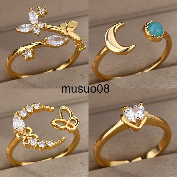 band rings vintage heart zircon adjustable rings for women stainless steel gold color wedding rings female aesthetic jewelry anillos mujer j, Silver
band rings vintage heart zircon adjustable rings for women stainless steel gold color wedding rings female aesthetic jewelry anillos mujer j, Silver
