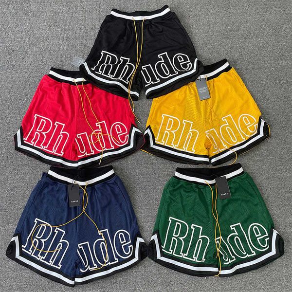 u0aa 2023 men's and women's high street shorts fashion designer brand rhude quality morant matching american mesh basketball loose, White;black
u0aa 2023 men's and women's high street shorts fashion designer brand rhude quality morant matching american mesh basketball loose, White;black