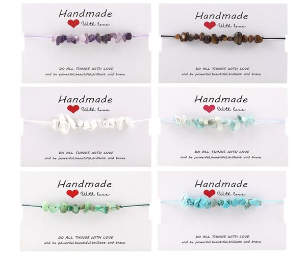 irregular natural stone charm bracelets adjustable handmade braided string bangle jewelry gift for women men with card4151825, Golden;silver
irregular natural stone charm bracelets adjustable handmade braided string bangle jewelry gift for women men with card4151825, Golden;silver