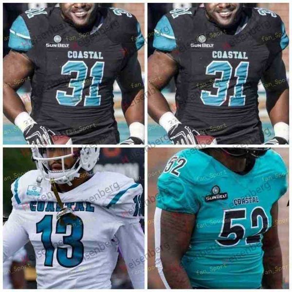 college coastal carolina chanticleers ncaa college 11 kameron brown 5 shermari jones 2 reese white 9 tarron jackson 31 de'angelo hender, Black
college coastal carolina chanticleers ncaa college 11 kameron brown 5 shermari jones 2 reese white 9 tarron jackson 31 de'angelo hender, Black