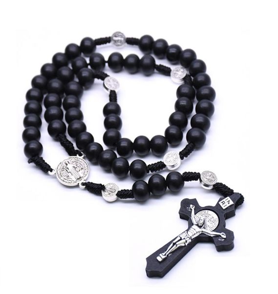 wooden bead rosary necklace cross prayer jesus necklaces for women men classic religious wood pendants jewelry accessories kimter2703433, Silver
wooden bead rosary necklace cross prayer jesus necklaces for women men classic religious wood pendants jewelry accessories kimter2703433, Silver