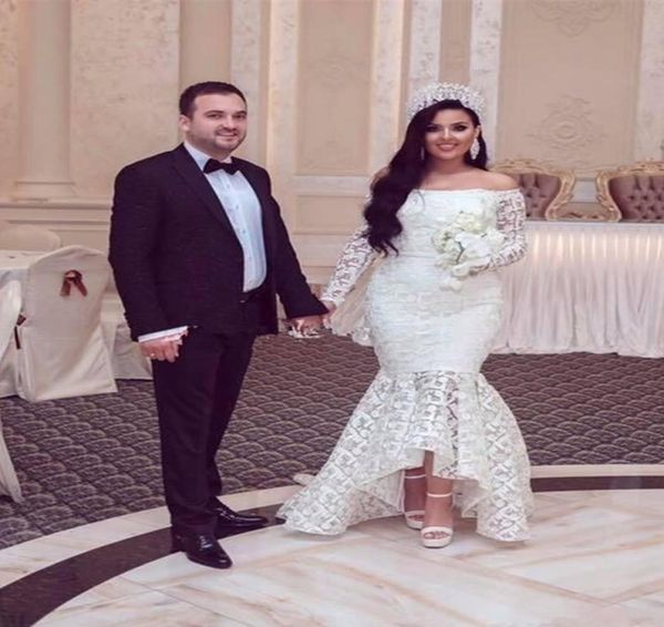 elegant arabic hilow lace mermaid wedding dresses vintage off shoulder long sleeve garden sweep bridal gowns vestido de novi9395091, White
elegant arabic hilow lace mermaid wedding dresses vintage off shoulder long sleeve garden sweep bridal gowns vestido de novi9395091, White
