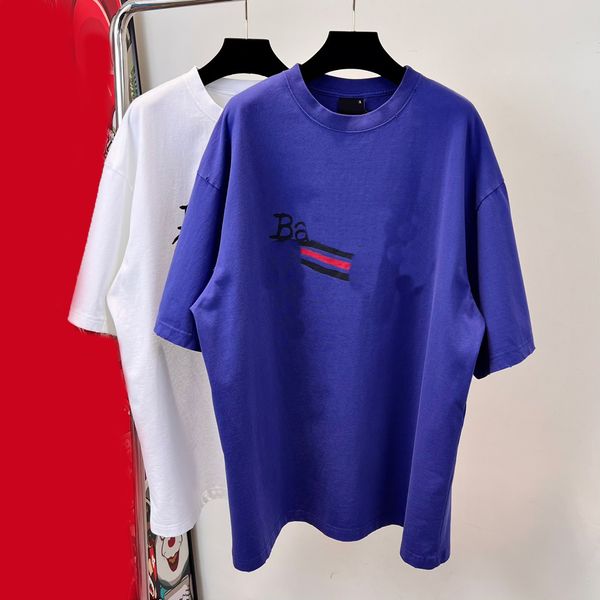 luxury men's t-shirts womens tshirt spring and summer new ba letter print loose casual men's and women's t-shirt of the same, White;black
luxury men's t-shirts womens tshirt spring and summer new ba letter print loose casual men's and women's t-shirt of the same, White;black
