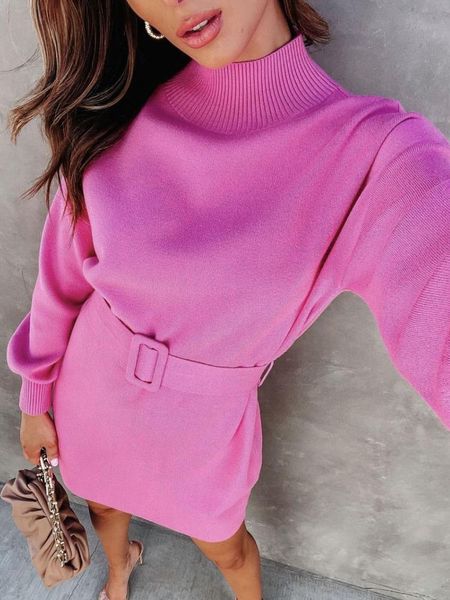 dresses turtleneck sweater dress women long sleeve winter knitted dress with belt 2022 lady elegant pink mini christmas party dresses, Black;gray
dresses turtleneck sweater dress women long sleeve winter knitted dress with belt 2022 lady elegant pink mini christmas party dresses, Black;gray