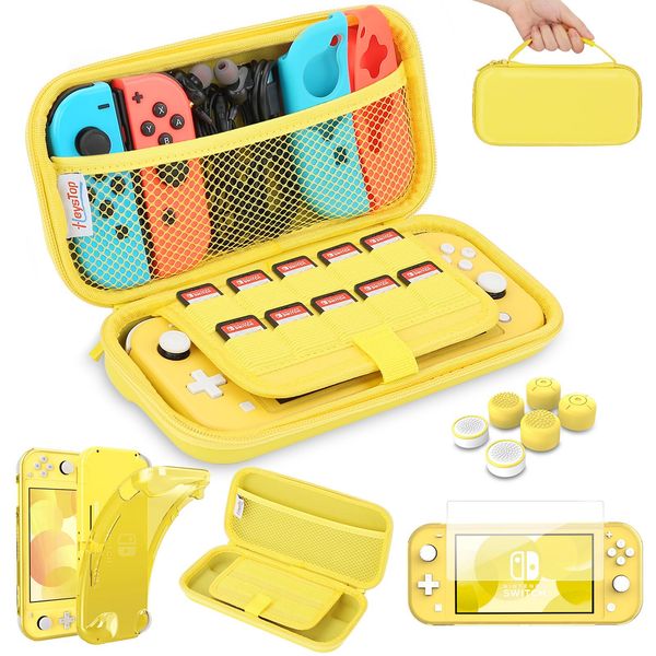 organizer heyscompatible with switch lite carrying case switch lite case with soft tpu protective case games card 6 thumb grip caps
organizer heyscompatible with switch lite carrying case switch lite case with soft tpu protective case games card 6 thumb grip caps