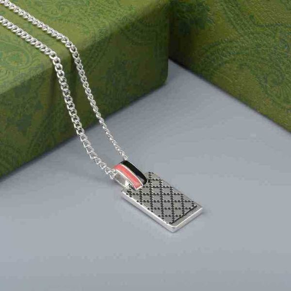 50% off designer jewelry bracelet necklace ring rectangular rhombic checkered drop glue red black color pendant couple clavicle sweater chai, Silver
50% off designer jewelry bracelet necklace ring rectangular rhombic checkered drop glue red black color pendant couple clavicle sweater chai, Silver