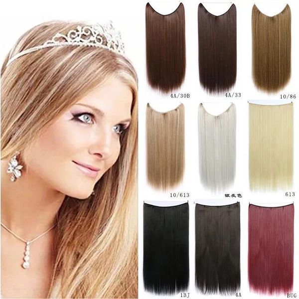 excellent flip in hidden wire hair weave extension super long hair extensions synthetic hair 1 piece for full head, Black
excellent flip in hidden wire hair weave extension super long hair extensions synthetic hair 1 piece for full head, Black