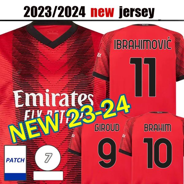 23 24 ibrahimovic koche soccer jerseys 2023 2024 giroud de ketelaere r. leao tonali theo ac milans home football shirt special fourth 4th me, Black;yellow
23 24 ibrahimovic koche soccer jerseys 2023 2024 giroud de ketelaere r. leao tonali theo ac milans home football shirt special fourth 4th me, Black;yellow