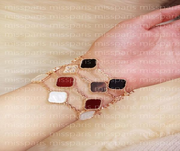fashion charm bracelets classic 4four leaf clover chain bracelet designer 18k gold agate shell motherofpearl for womengirl wed1728595, Golden;silver
fashion charm bracelets classic 4four leaf clover chain bracelet designer 18k gold agate shell motherofpearl for womengirl wed1728595, Golden;silver