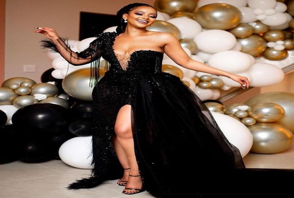 2021 plus size arabic aso ebi black luxurious prom dresses beaded feather high split evening formal party second reception go5071055
2021 plus size arabic aso ebi black luxurious prom dresses beaded feather high split evening formal party second reception go5071055