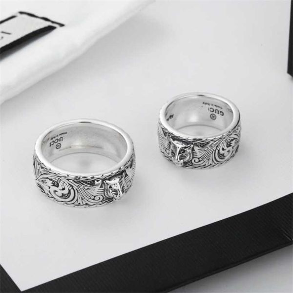 50% off designer jewelry bracelet necklace ring head 925 tide relief pattern men women lovers same pair ring, Silver
50% off designer jewelry bracelet necklace ring head 925 tide relief pattern men women lovers same pair ring, Silver