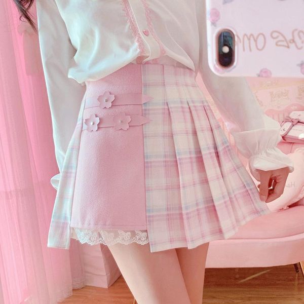 dresses winter kawaii plaid mini skirt women school girl lolita korean high waist cute pink a line pleated aesthetic tennis short skirts, Black;gray
dresses winter kawaii plaid mini skirt women school girl lolita korean high waist cute pink a line pleated aesthetic tennis short skirts, Black;gray