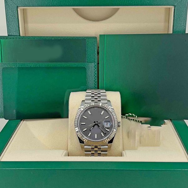 new watch strap luxury wristwatch 41mm, slate stick dial, jubilee, fluted, 126334 movement 904l automatic mens bracelet waterproof men', Slivery;brown
new watch strap luxury wristwatch 41mm, slate stick dial, jubilee, fluted, 126334 movement 904l automatic mens bracelet waterproof men', Slivery;brown