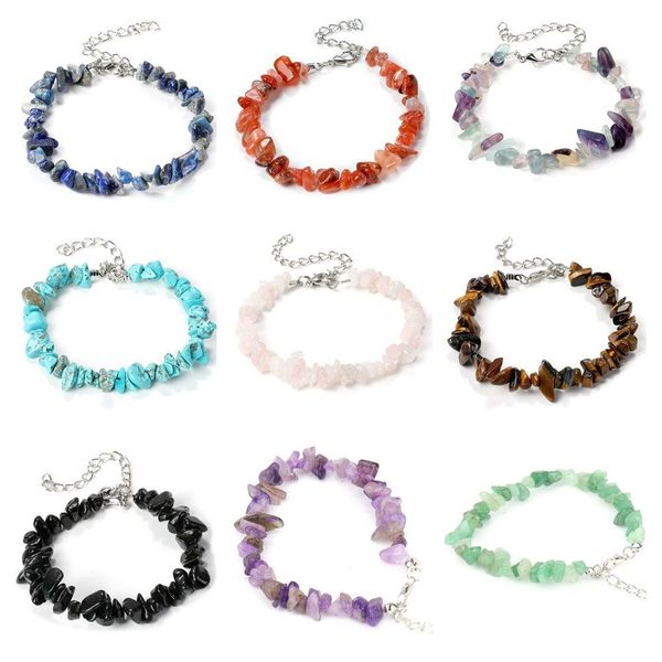 irregular natural gem stone bracelet chip beads nuggets fluorite amethyst rose crystal quartz bracelets bangles for women, Black
irregular natural gem stone bracelet chip beads nuggets fluorite amethyst rose crystal quartz bracelets bangles for women, Black