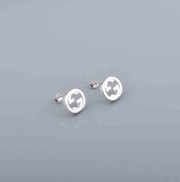 designer jewelry bracelet necklace ring naked earrings simple versatile needle electroplating white gold letters interlocking earrings, Golden
designer jewelry bracelet necklace ring naked earrings simple versatile needle electroplating white gold letters interlocking earrings, Golden