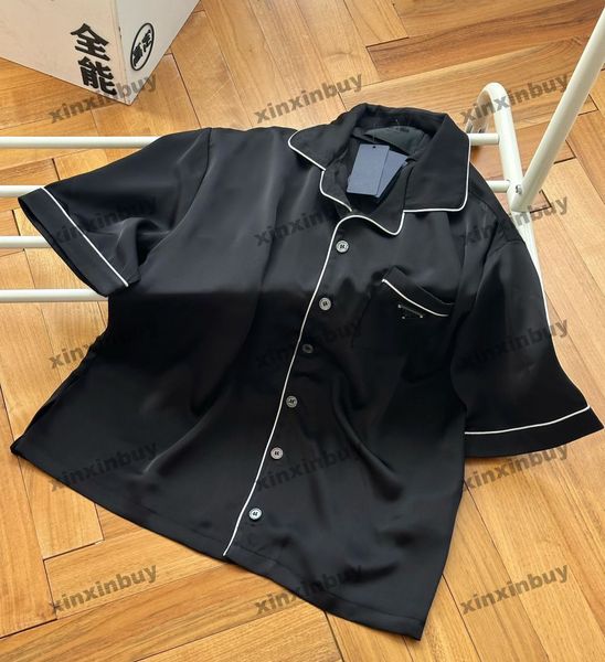 xinxinbuy men designer tee t shirt 23ss silk metal triangle label pattern short sleeve cotton women black white s-xl, Black;brown
xinxinbuy men designer tee t shirt 23ss silk metal triangle label pattern short sleeve cotton women black white s-xl, Black;brown