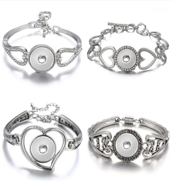 new fashion silver plated hollow rhinestone hearts snap bracelet bangle 22cm fit 18mm snap button jewelry whole12733972, Golden;silver
new fashion silver plated hollow rhinestone hearts snap bracelet bangle 22cm fit 18mm snap button jewelry whole12733972, Golden;silver