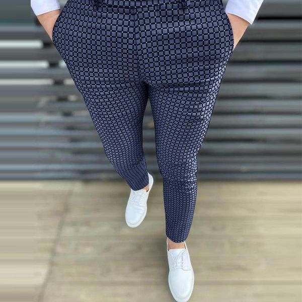 pants new casual business slim pants for men fashion plaid print long trousers mens clothing autumn mid waist pants streetwear 2021, Black
pants new casual business slim pants for men fashion plaid print long trousers mens clothing autumn mid waist pants streetwear 2021, Black