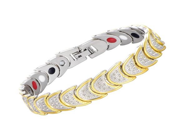 new design moon chain magnetic bracelet radiation protection copper link chain energy magnets charm bracelets bangle wristband w8590095, Black
new design moon chain magnetic bracelet radiation protection copper link chain energy magnets charm bracelets bangle wristband w8590095, Black