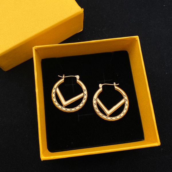 luxury designer earrings for women vintage cross pattern letter f earrings classic copper hoop earrings designer jewelry, Golden;silver
luxury designer earrings for women vintage cross pattern letter f earrings classic copper hoop earrings designer jewelry, Golden;silver