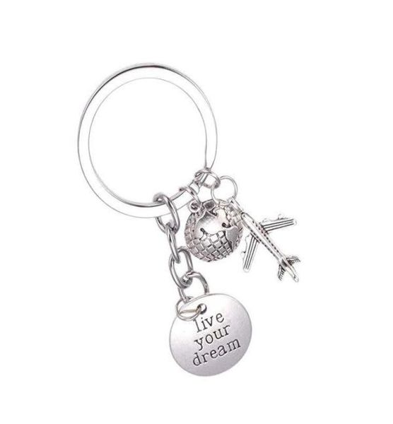new live your dream pilot dream keychain airplane passport honeymoon travel keychain creative backpack pendant 4067849223, Slivery;golden
new live your dream pilot dream keychain airplane passport honeymoon travel keychain creative backpack pendant 4067849223, Slivery;golden